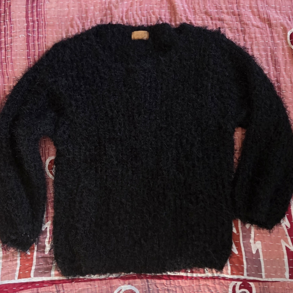 POL Cozy Black Women's Sweater